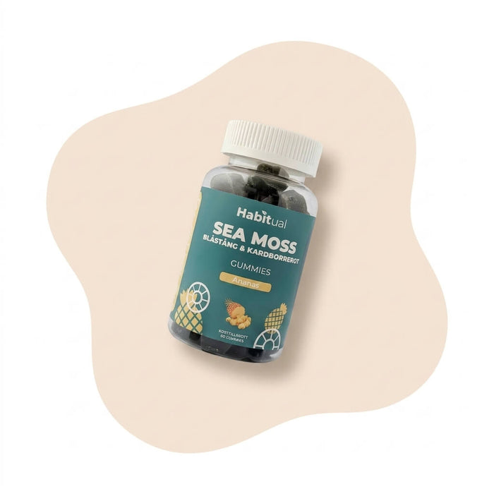 Sea Moss med Vitamin C, D3 & Jod — i ett äppelgummy
