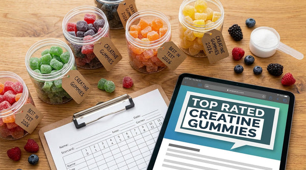 Kreatin Gummies Bäst i Test 2026 – Vår Expertguide och Jämförelse