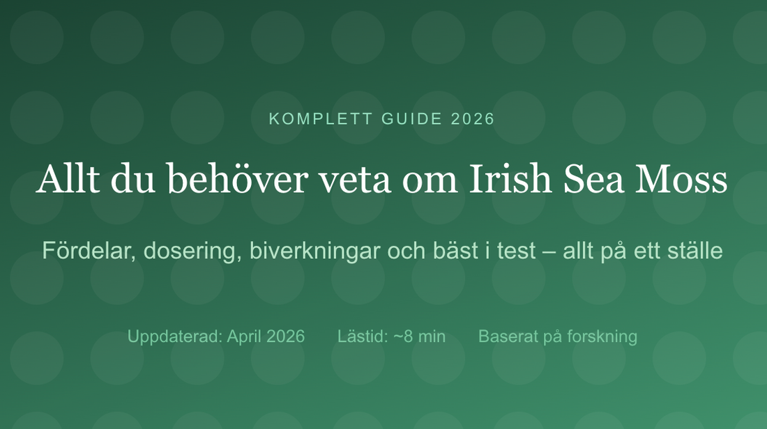 Allt du behöver veta om Irish Sea Moss omslagsbild