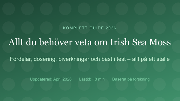 Allt du behöver veta om Irish Sea Moss omslagsbild
