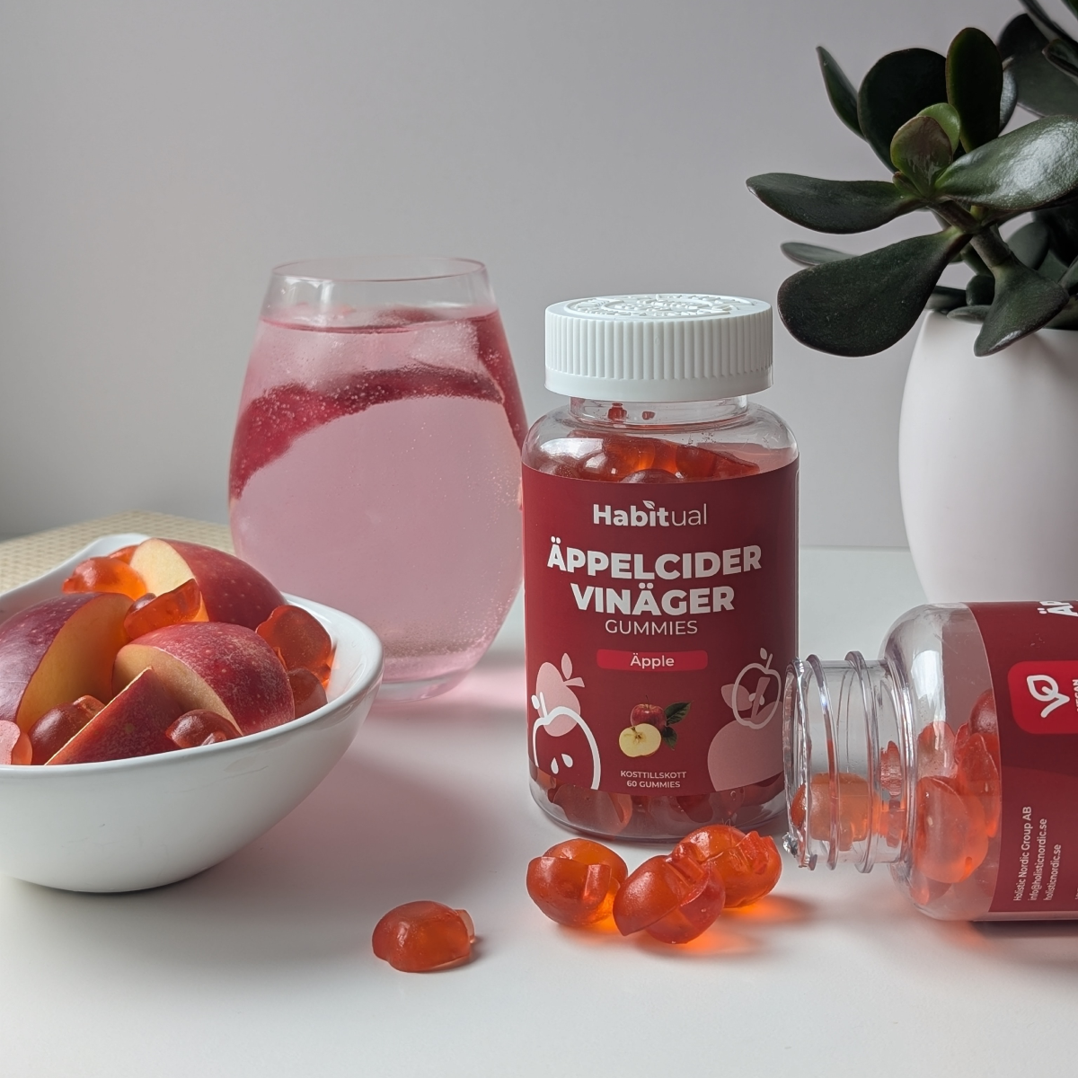 Äppelcidervinäger Gummies: ACV i Godisform