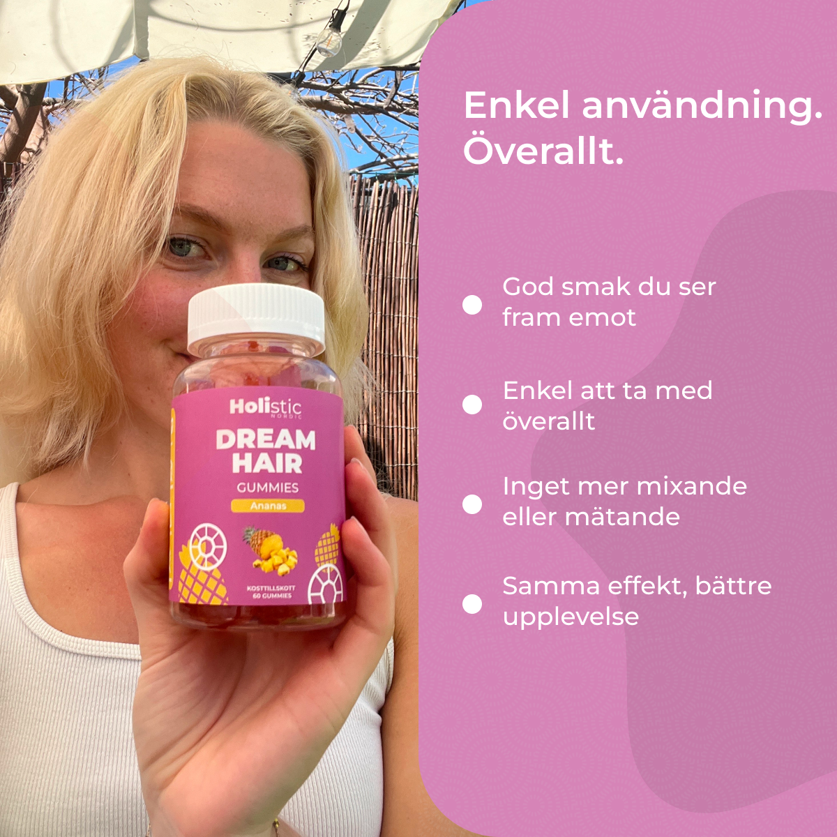 Dream Hair Gummies: Stärk ditt hår i Godisform