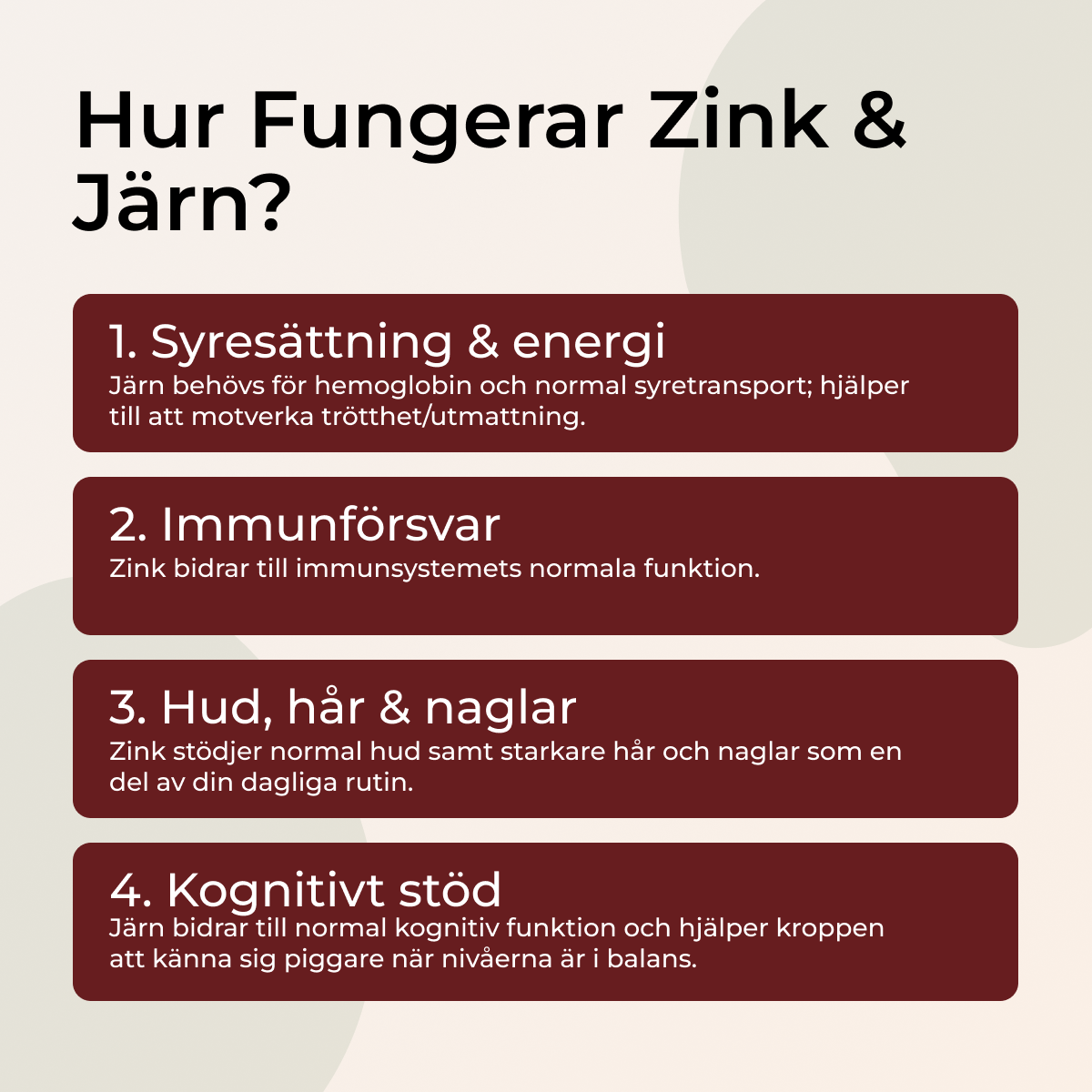 Zink & Järn Gummies med smak av Blodapelsin