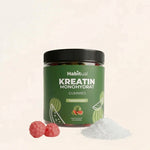 Kreatin monohydrat i pulverform – råvaran i våra kreatin gummies med vattenmelonsmak