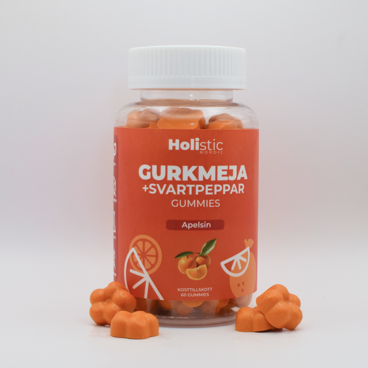 Gurkmeja Gummies Med Svartpeppar