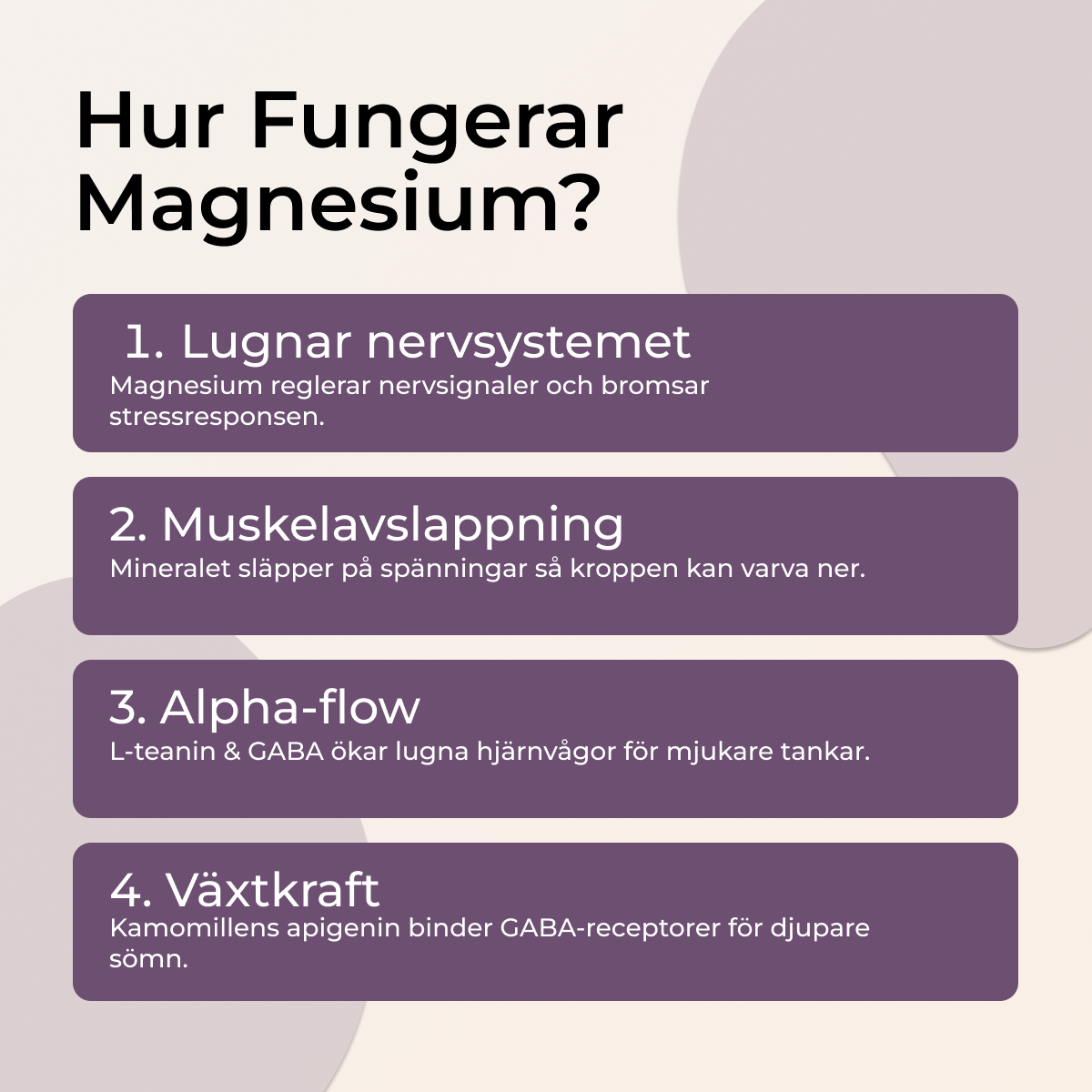 Magnesium Gummies med L-teanin & GABA