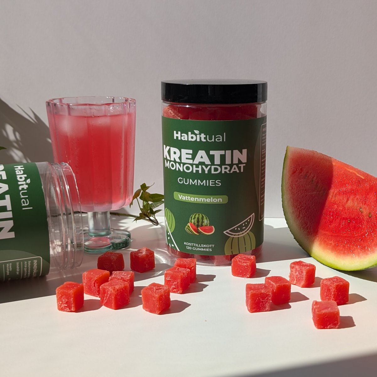 Kreatin Gummies: Kreatin Monohydrat (Vattenmelon)