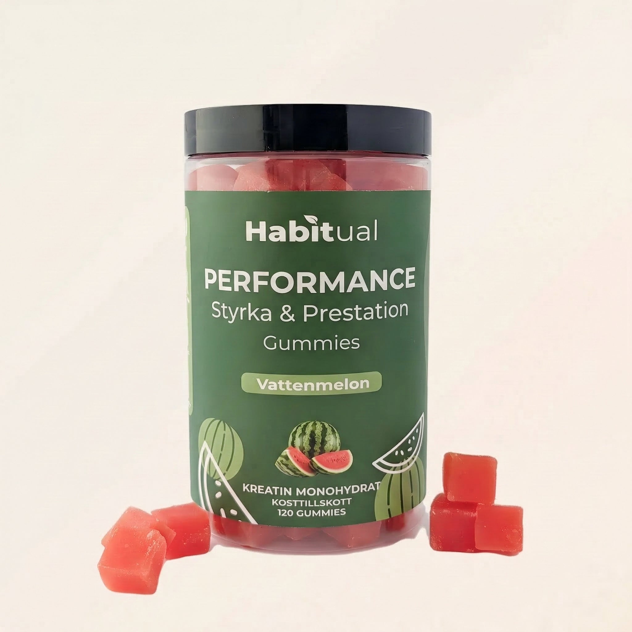 Kreatin Gummies: Kreatin Monohydrat (Vattenmelon)