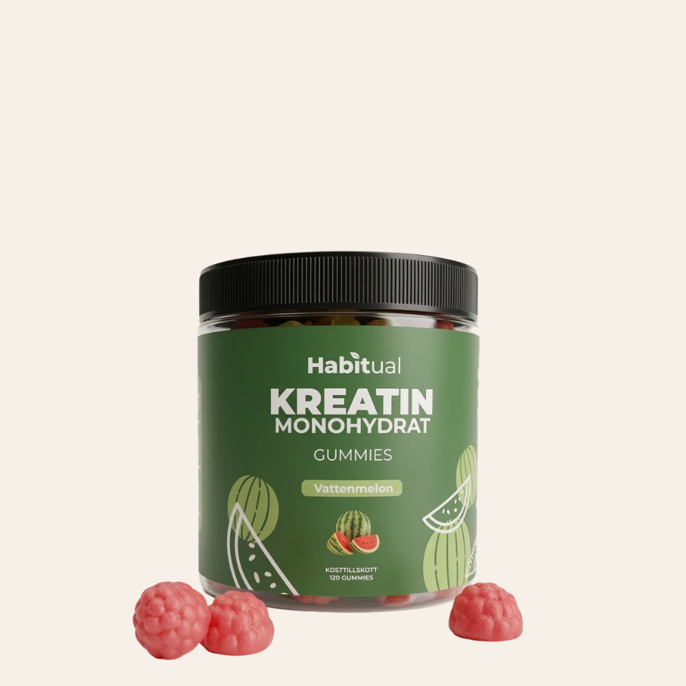 Kreatin Gummies: Kreatin Monohydrat (Vattenmelon)