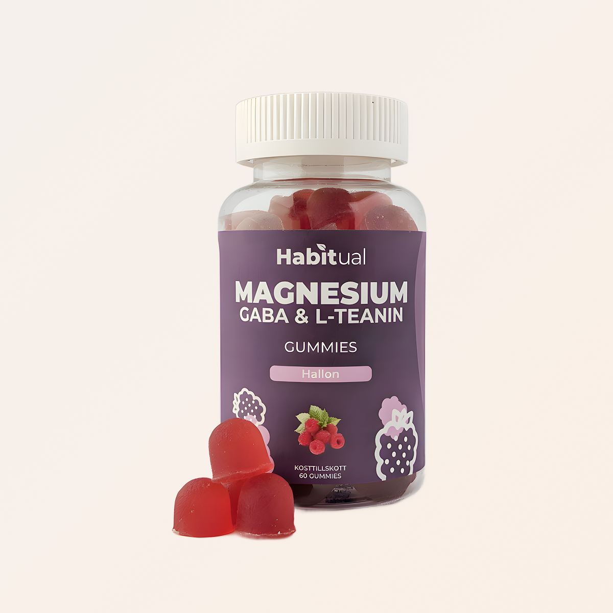 Magnesium Gummies med L-teanin & GABA