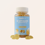 Habitual D-vitamin Gummies med citrussmak — sockerfritt dagligt D-vitamin för immunförsvar och skelett