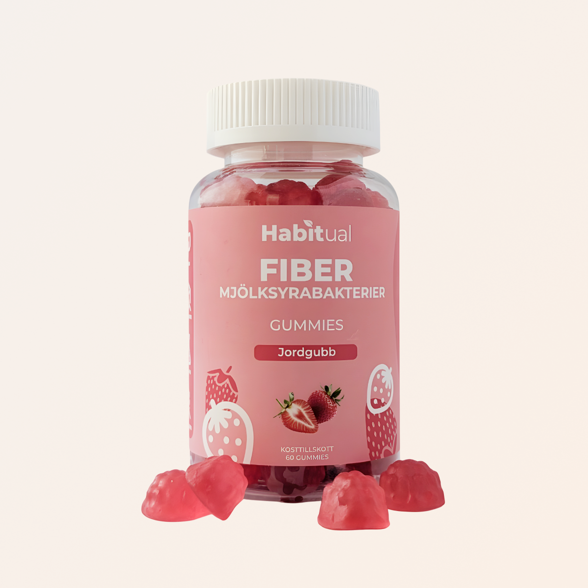 Fiber Gummies med Mjölksyrebakterier