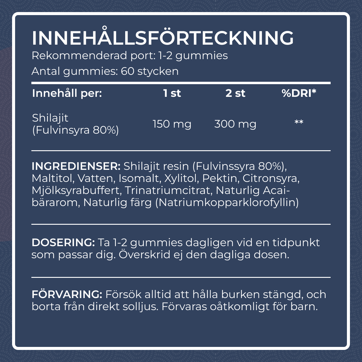 Shilajit Gummies: Pure Shiljiat i Godisform
