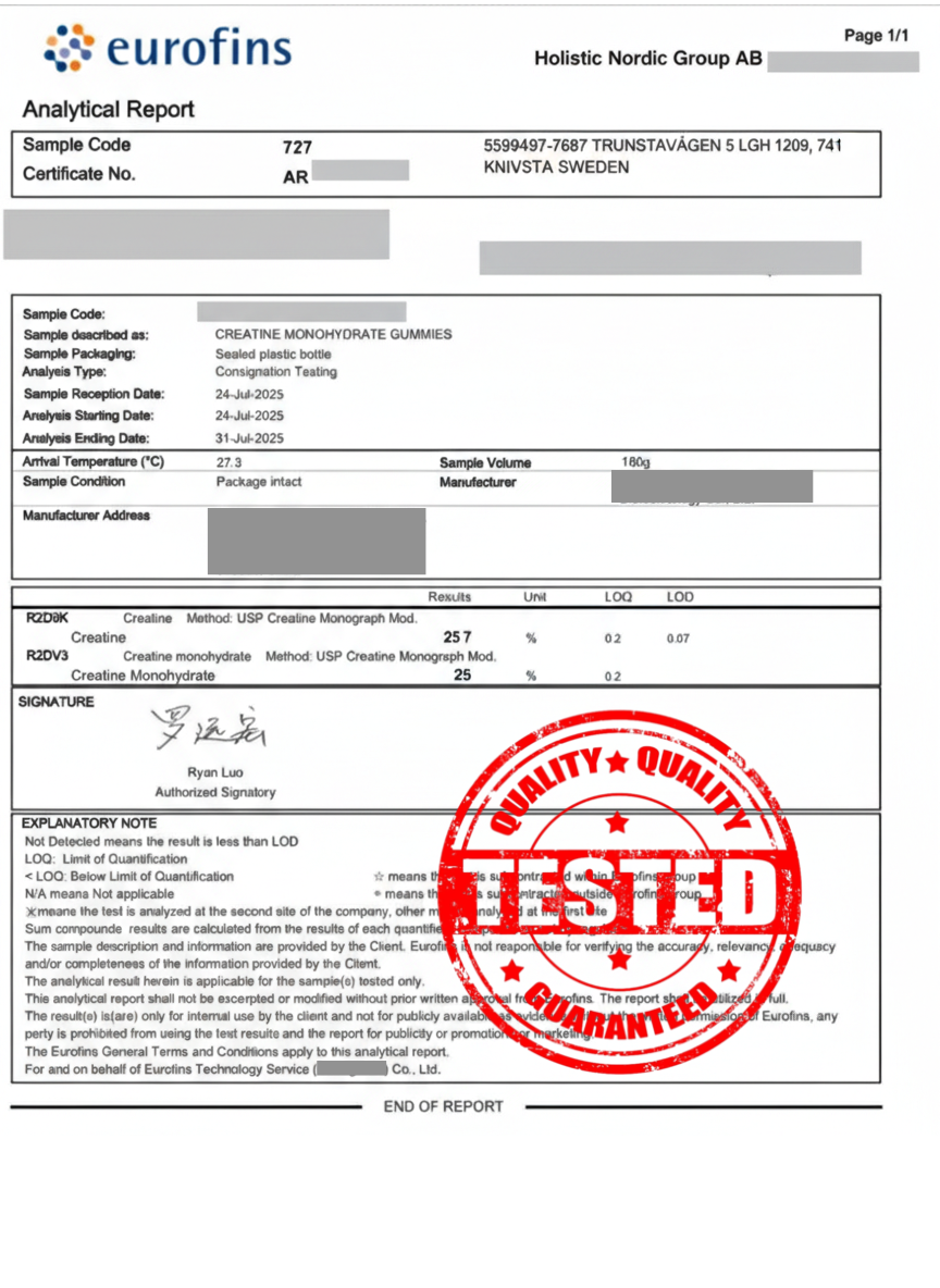 Kreatin Gummies: Kreatin Monohydrat som Tuggisar
