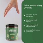 Kreatin gummies enkel användning – god smak ingen mixning samma effekt bättre upplevelse
