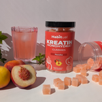 Kreatin gummies persika – naturlig persiksmak daglig kreatinrutin utan pulver